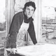 Greg Ploetz making art in the 1970's.